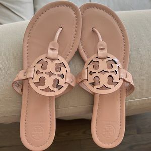 Sea Shell Pink Tory Burch Sandals